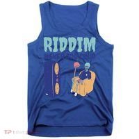 Riddim Never Too Loud Funny Dubstep Skeleton Gift Tank Top thumb 0