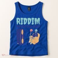 Riddim Never Too Loud Funny Dubstep Skeleton Gift Tank Top thumb 2