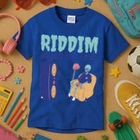 Riddim Never Too Loud Funny Dubstep Skeleton Gift Kids T-Shirt thumb 3