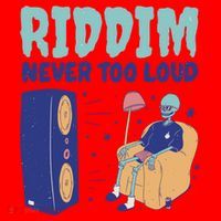 Riddim Never Too Loud Funny Dubstep Skeleton Gift Santa Hat thumb 1