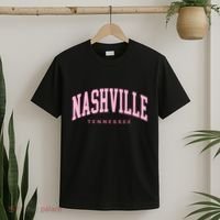 Retro Nashville Tennessee Vintage Preppy T-Shirt thumb 2