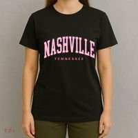 Retro Nashville Tennessee Vintage Preppy T-Shirt thumb 4