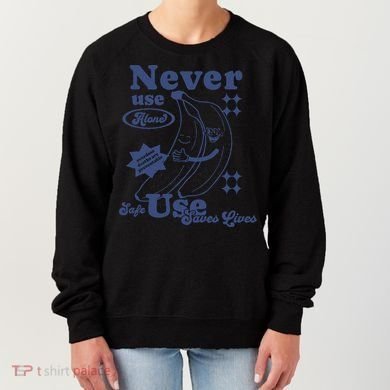 Retro Never Use Alone Harm Reduction Women's Sweatshirt