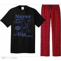 Retro Never Use Alone Harm Reduction Pajama Set thumb 0