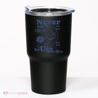 Retro Never Use Alone Harm Reduction Tumbler thumb 0