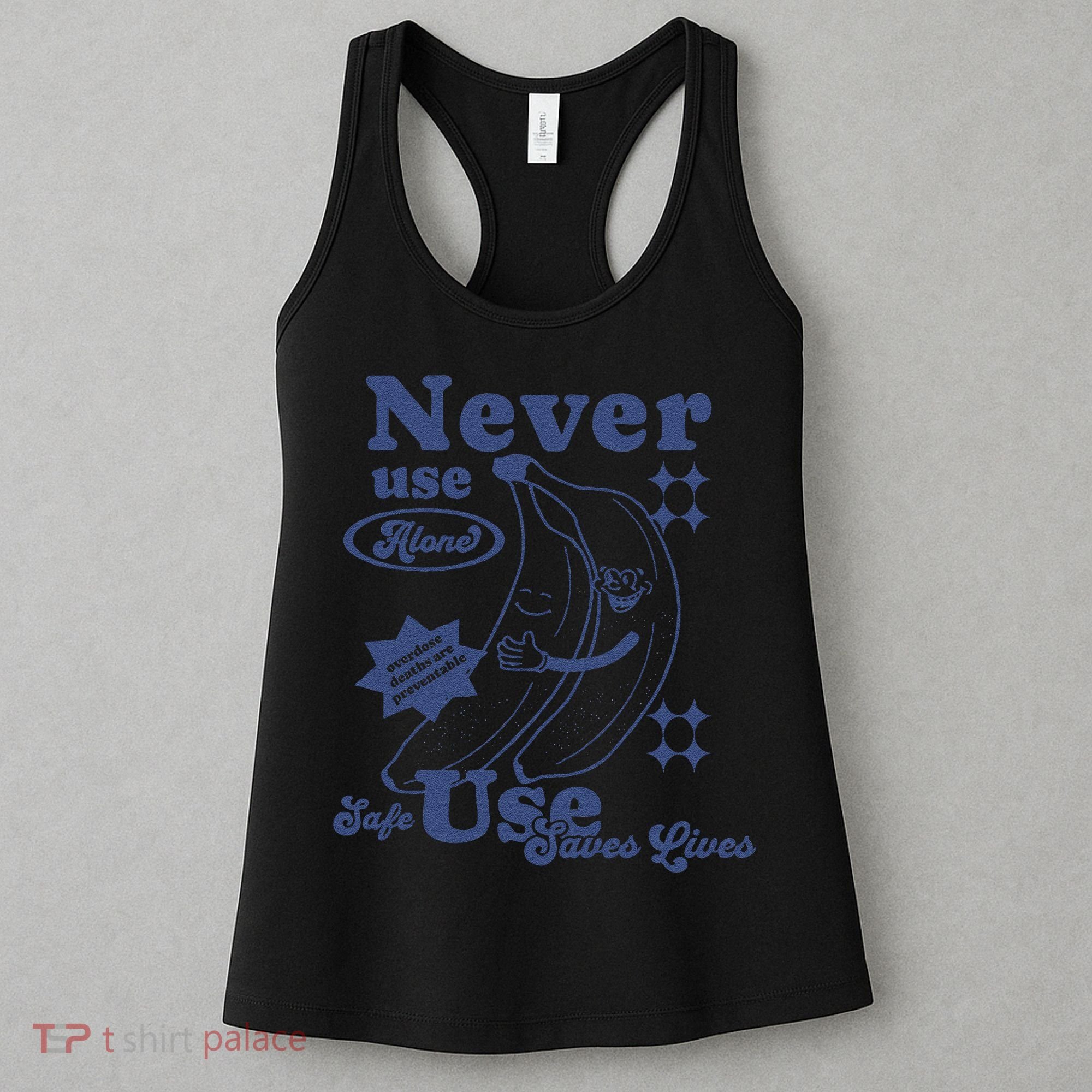 Retro Never Use Alone Harm Reduction Women's Tank Top