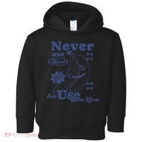 Retro Never Use Alone Harm Reduction Toddler Hoodie thumb 0