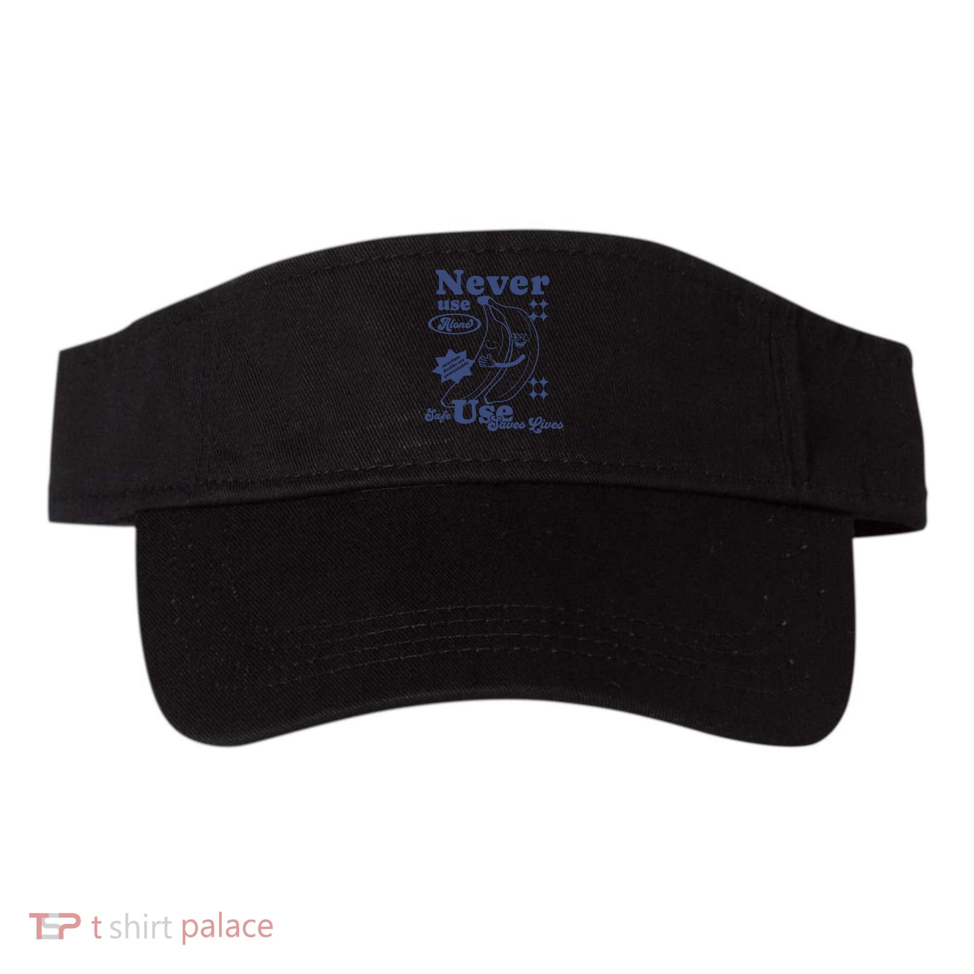 Retro Never Use Alone Harm Reduction Visor
