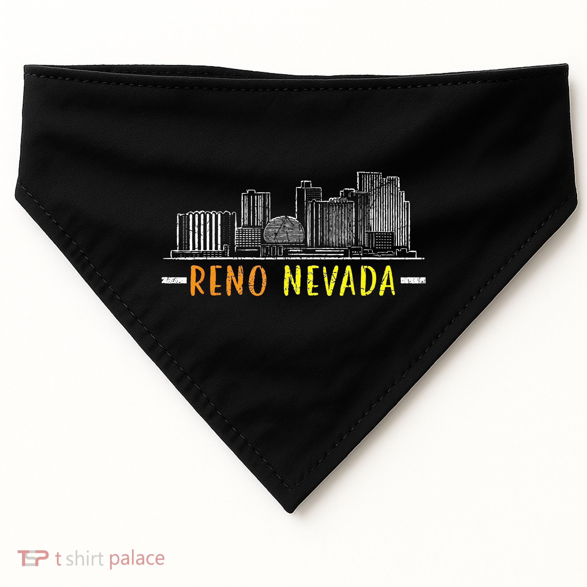 Reno Nevada USA America Nevadians Nevadans USA-Made Doggie Bandana