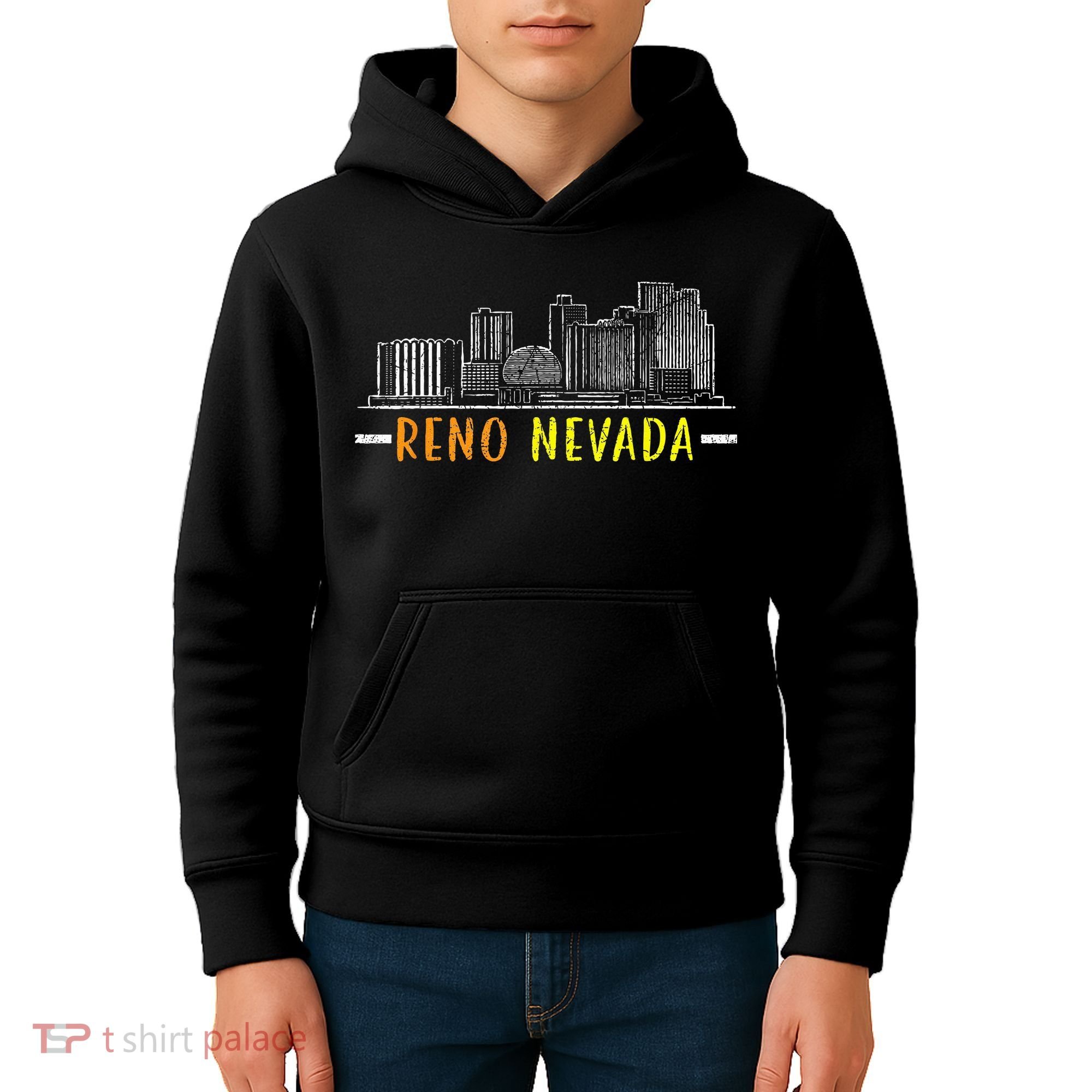 Reno Nevada USA America Nevadians Nevadans Kids Hoodie
