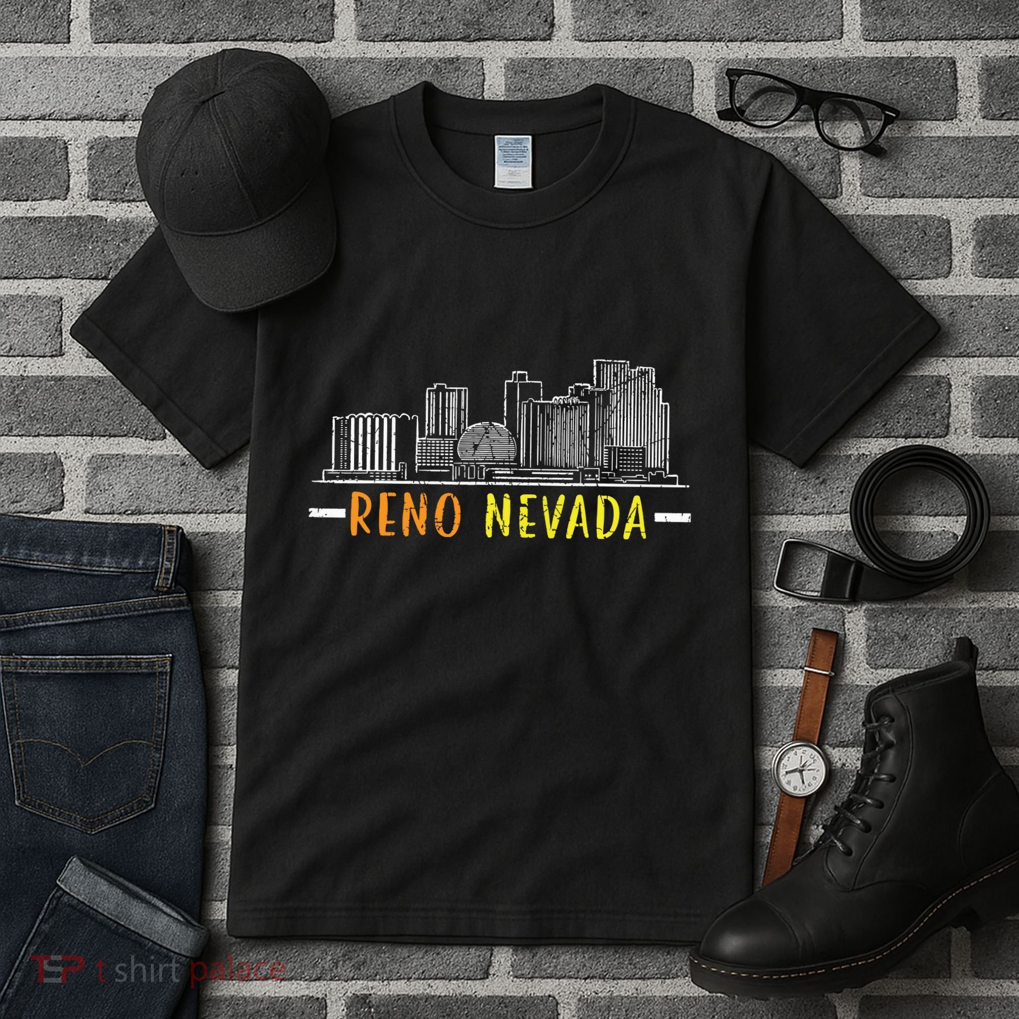 Reno Nevada Usa America Nevadians Nevadans Tall T-Shirt