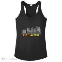 Reno Nevada Usa America Nevadians Nevadans Ladies PosiCharge Competitor Racerback Tank thumb 0