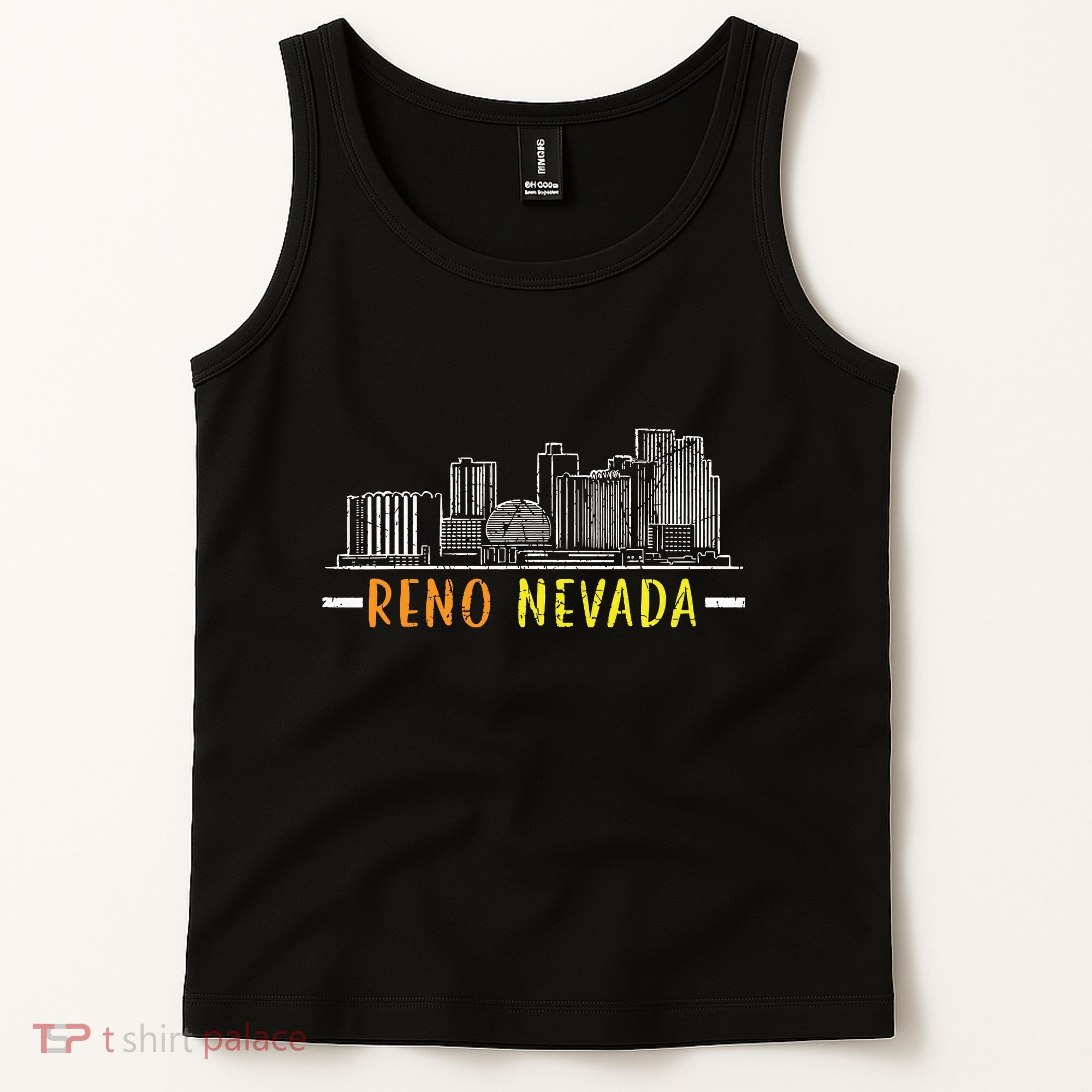 Reno Nevada Usa America Nevadians Nevadans Tank Top