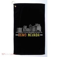 Reno Nevada Usa America Nevadians Nevadans Golf Towel thumb 0