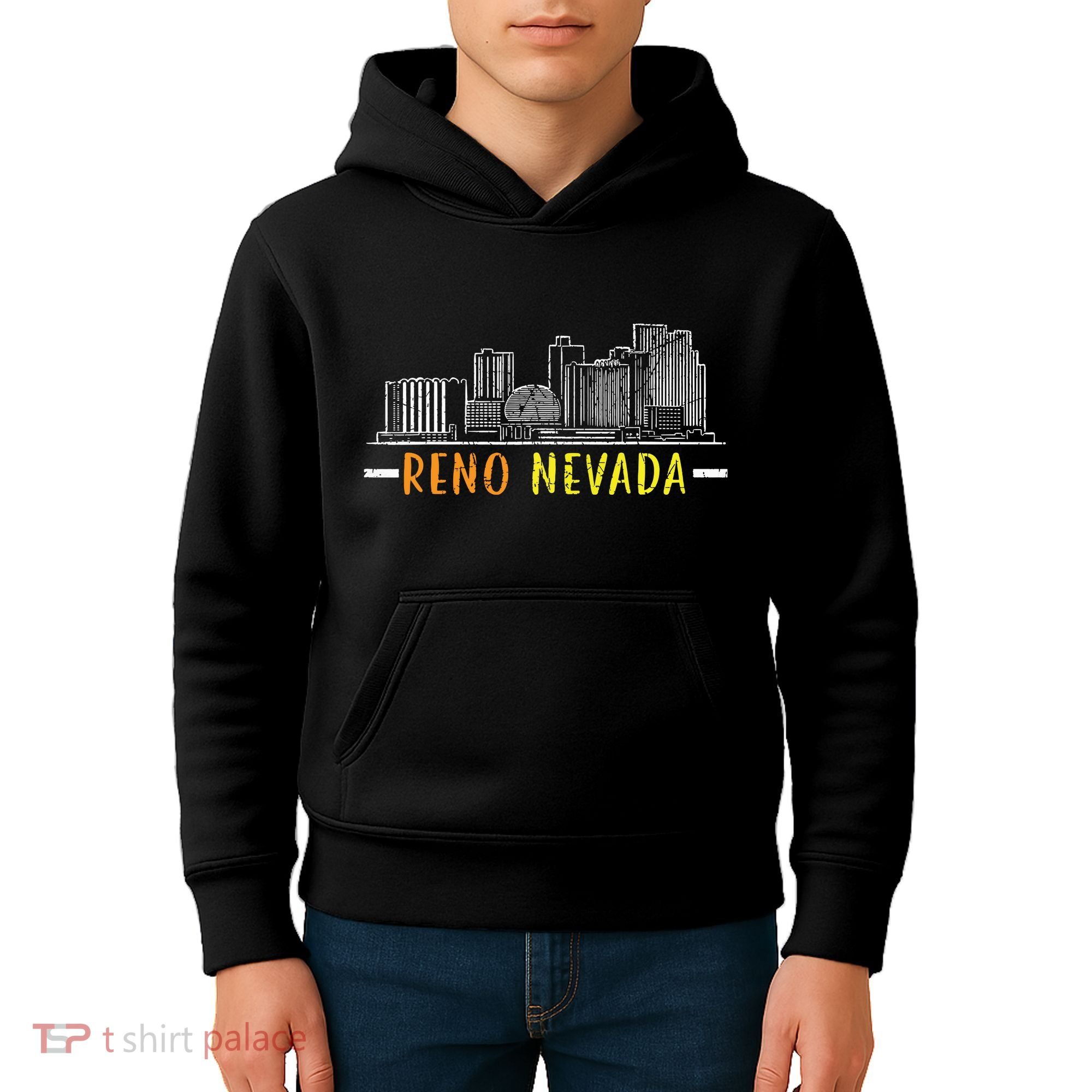 Reno Nevada Usa America Nevadians Nevadans Kids Hoodie