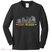 Reno Nevada Usa America Nevadians Nevadans Kids Long Sleeve Shirt thumb 0