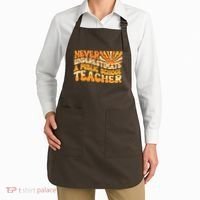 Retro Never Underestimate A Public A School Teacher Apron thumb 2