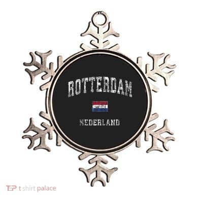 Rotterdam Netherlands Vintage Athletic Sports Ornament