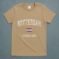 Rotterdam Netherlands Vintage Athletic Sports T-Shirt thumb 5