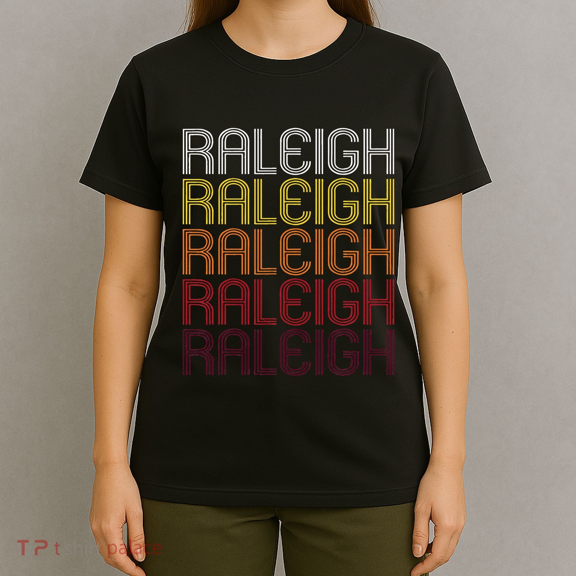 Raleigh Nc Vintage Style North Carolina T-Shirt