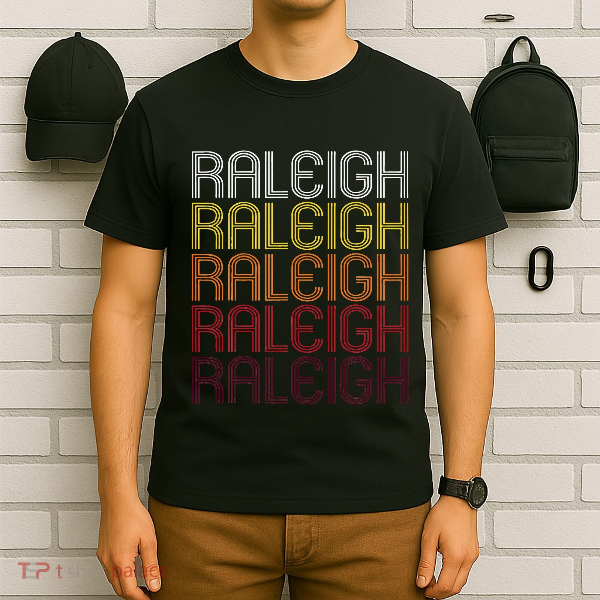 Raleigh Nc Vintage Style North Carolina T-Shirt