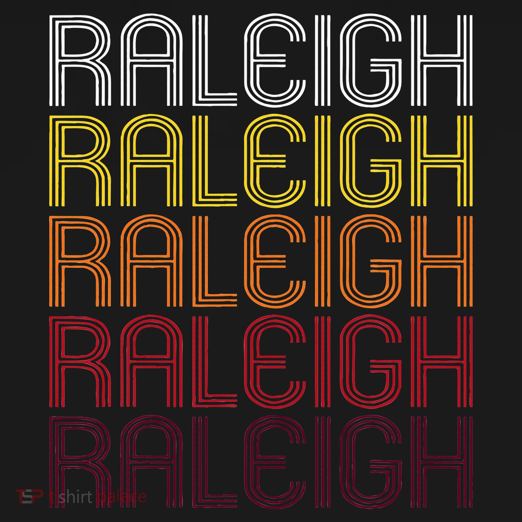 Raleigh Nc Vintage Style North Carolina T-Shirt