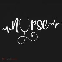 RN Nurses Week & Appreciation Day Stethoscope & Heartbeat Backpack thumb 2