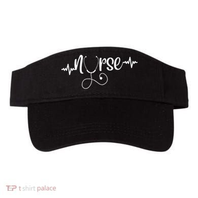 RN Nurses Week & Appreciation Day Stethoscope & Heartbeat Visor