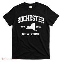 Rochester New York NY Vintage State Athletic Style T-Shirt thumb 0