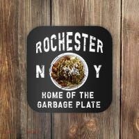 Rochester New York Garbage Plate Gift Rochester Gifcool Gift Funny Gift Coaster thumb 0