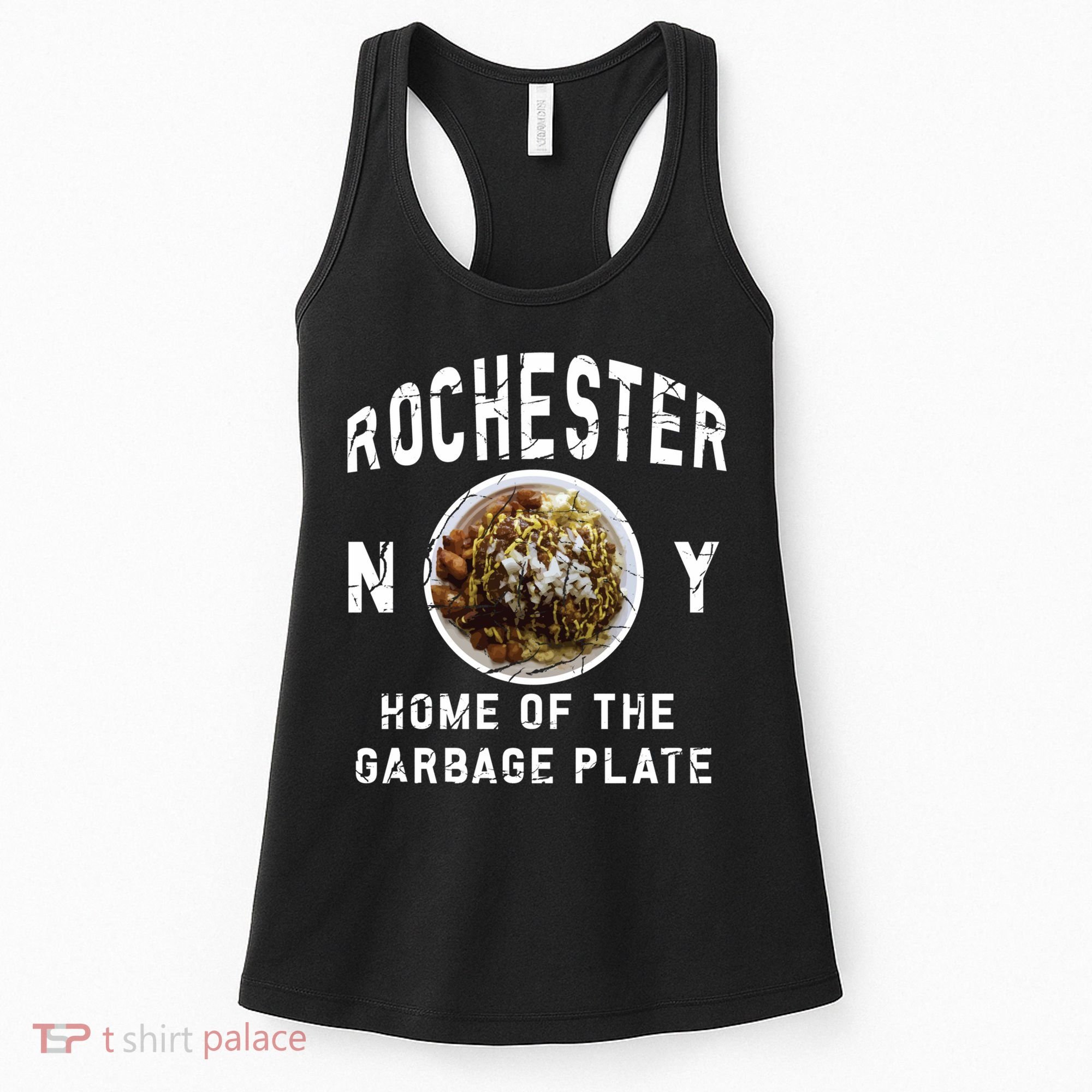 Rochester New York Garbage Plate Gift Rochester Gifcool Gift Funny Gift Women's Tank Top