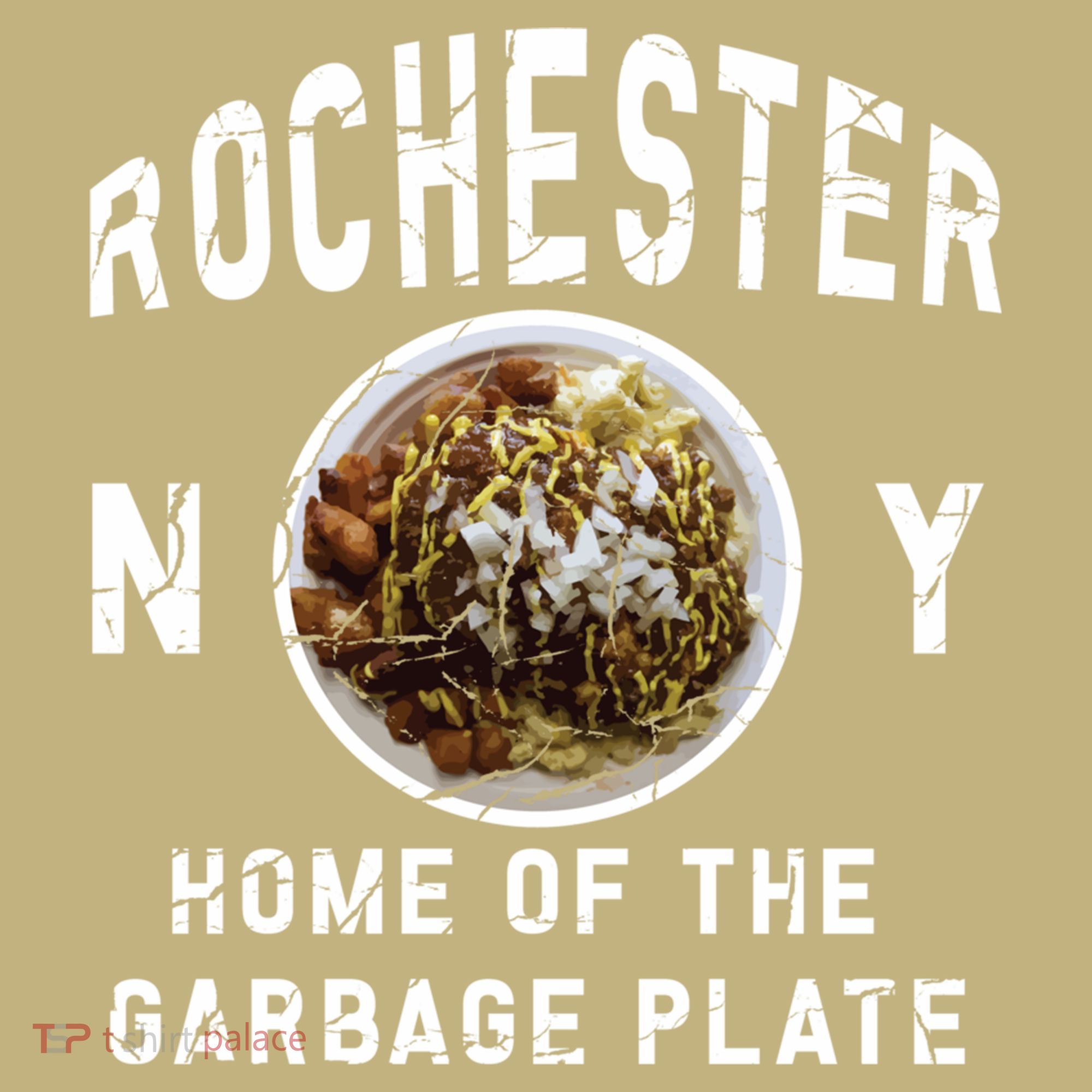 Rochester New York Garbage Plate Gift Rochester Gifcool Gift Funny Gift T-Shirt