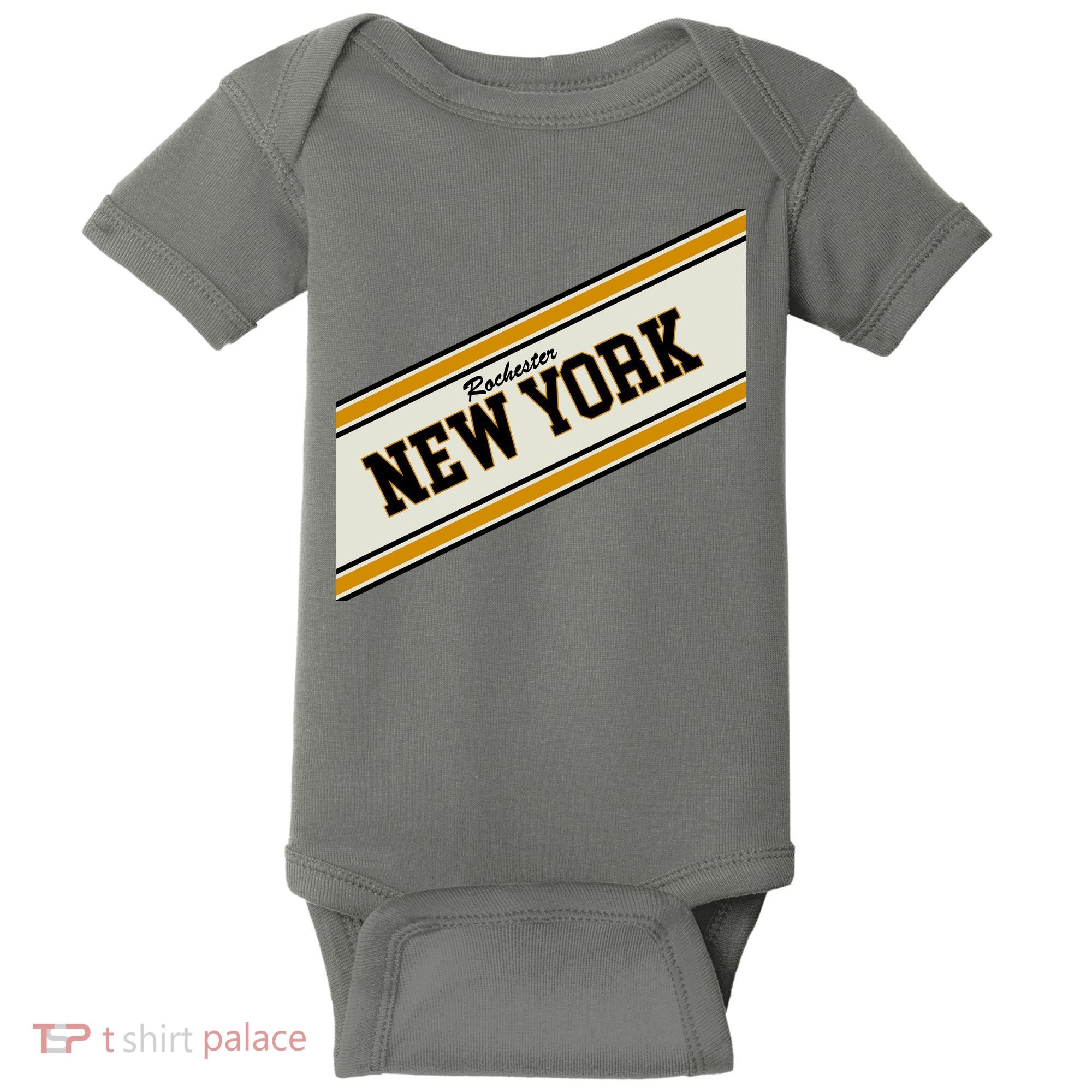 Rochester New York Varsity Logo Baby Bodysuit