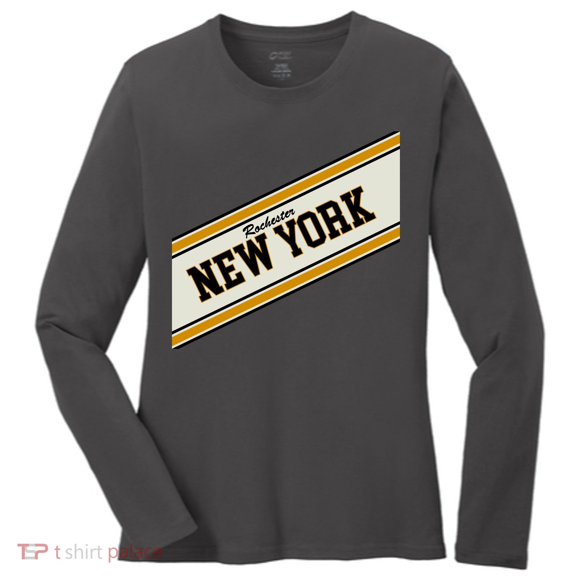 Rochester New York Varsity Logo Women's Long Sleeve Shirt