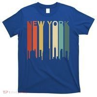 Retro New York Vintage City Urban Skyline Nyc Ny Architect Great Gift T-Shirt thumb 0