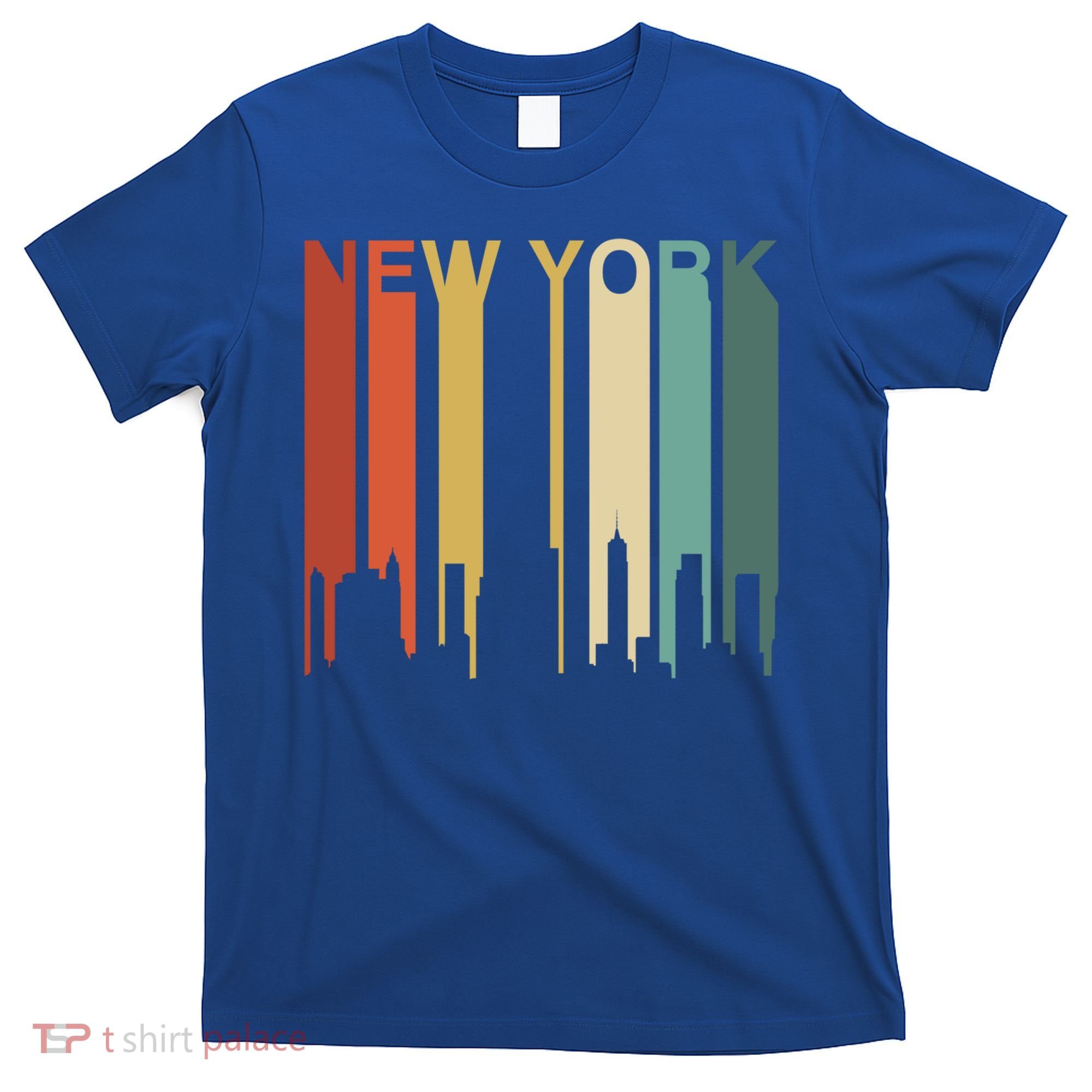 Retro New York Vintage City Urban Skyline Nyc Ny Architect Great Gift T-Shirt