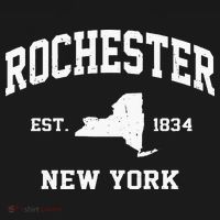 Rochester New York NY Vintage State Athletic Style T-Shirt thumb 7