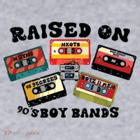 Raised On 90s Boy Bands Women's Sweatshirt thumb 2