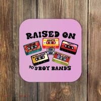 Raised On 90s Boy Bands Coaster thumb 0