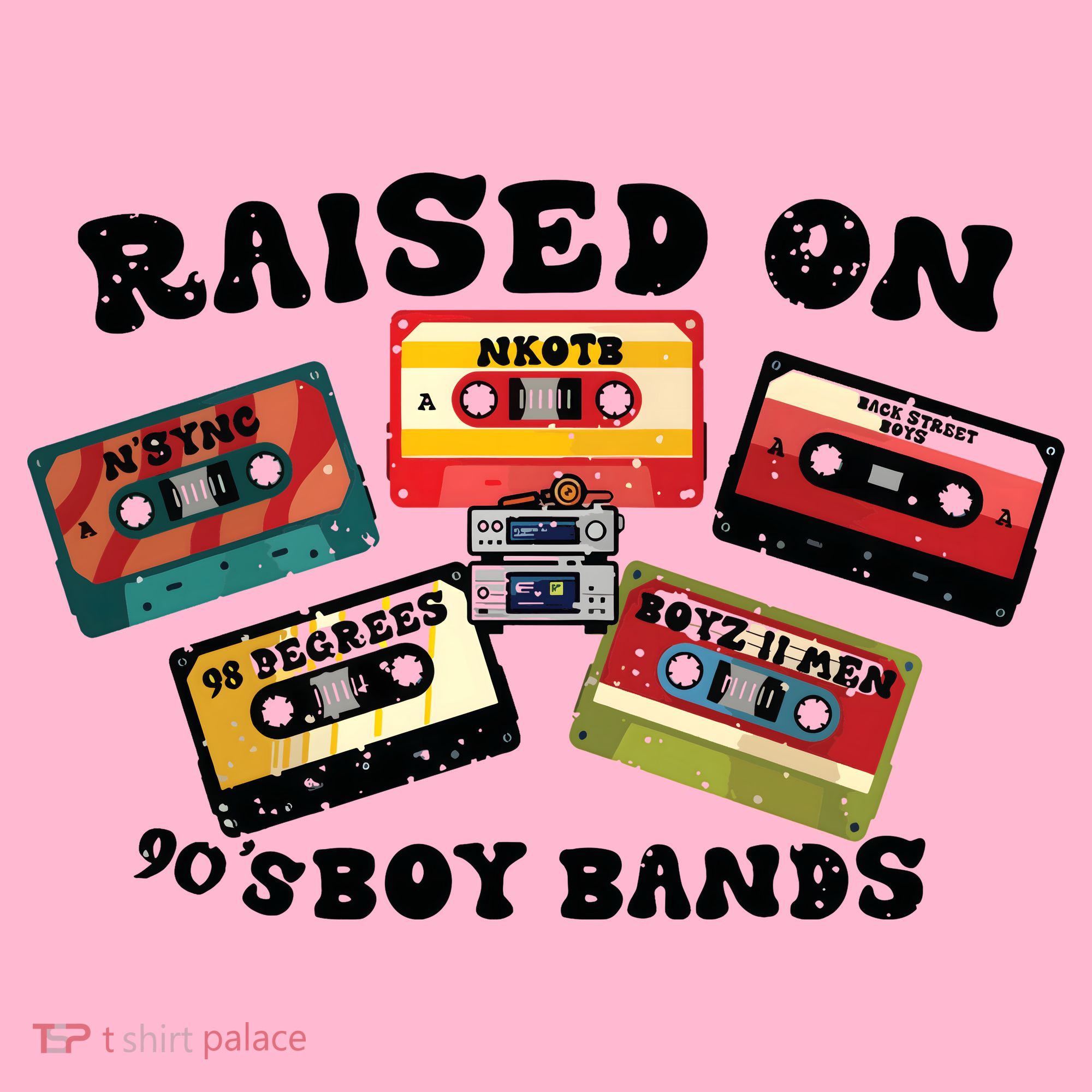 Raised On 90s Boy Bands Coaster