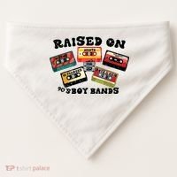 Raised On 90s Boy Bands USA-Made Doggie Bandana thumb 0
