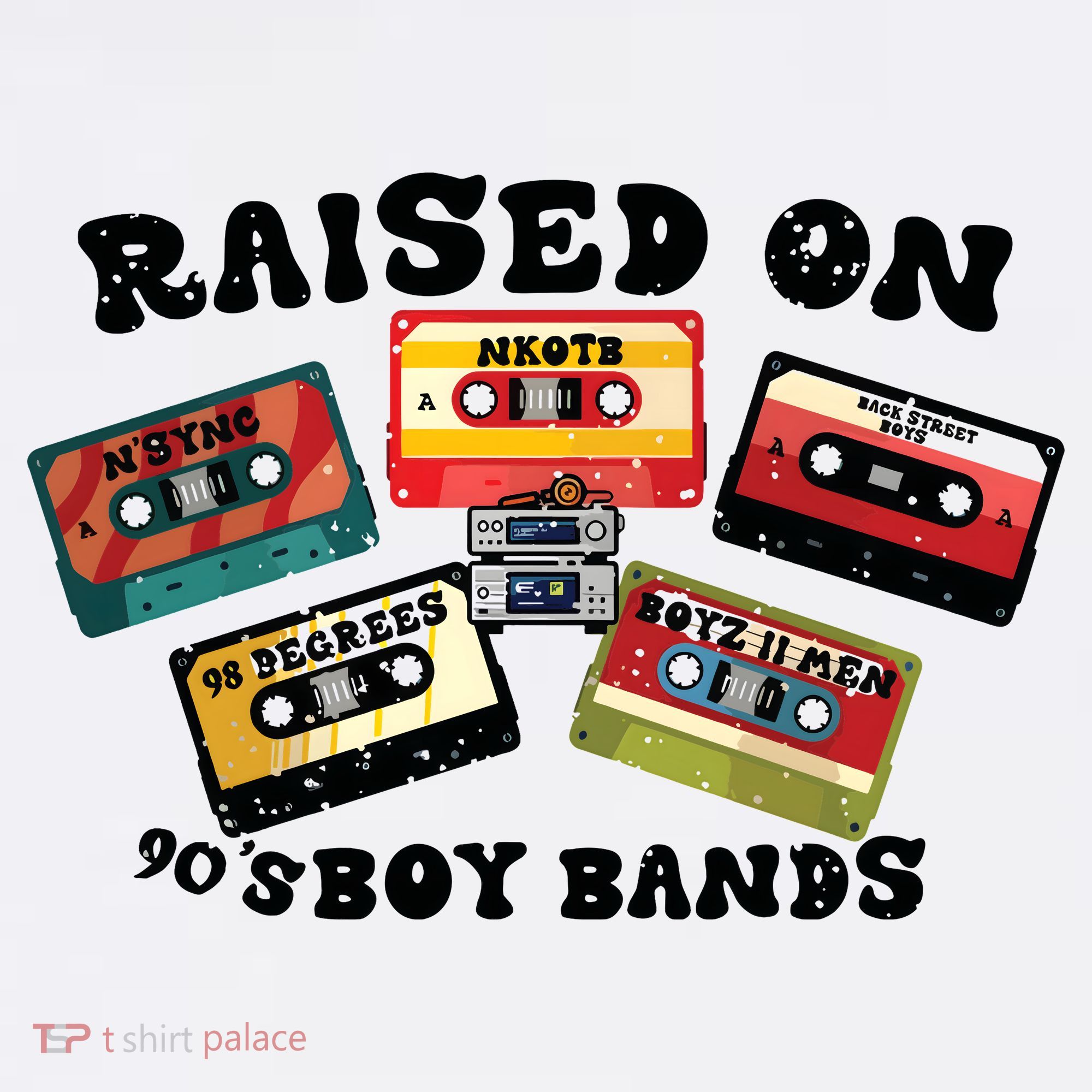 Raised On 90s Boy Bands Hoodie