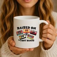 Raised On 90s Boy Bands Coffee Mug thumb 3