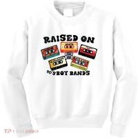 Raised On 90s Boy Bands Kids Sweatshirt thumb 0