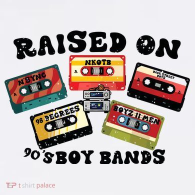 Raised On 90s Boy Bands Kids Sweatshirt