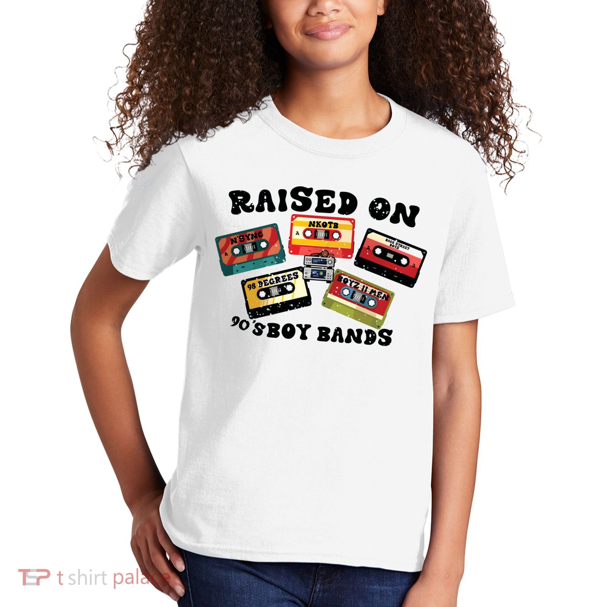 Raised On 90s Boy Bands Kids T-Shirt