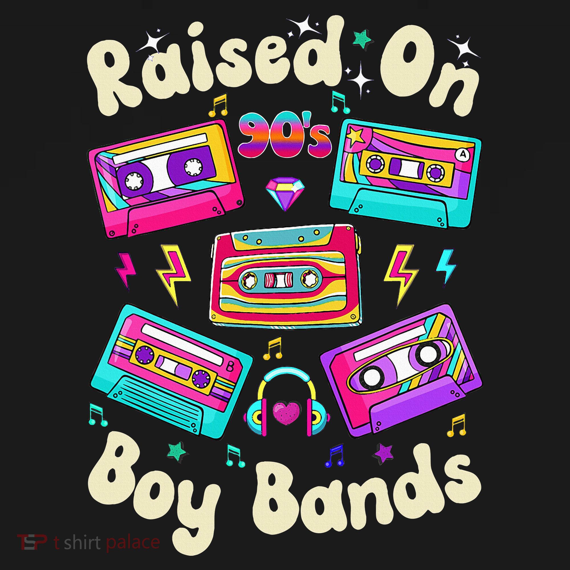 Raised On 90s Boy Bands Cassette Tape Retro Ornament