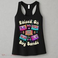 Raised On 90s Boy Bands Cassette Tape Retro Women's Tank Top thumb 3