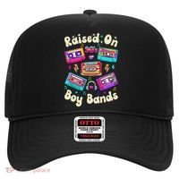 Raised On 90s Boy Bands Cassette Tape Retro Hat thumb 0