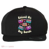 Raised On 90s Boy Bands Cassette Tape Retro Wool Snapback Cap thumb 0